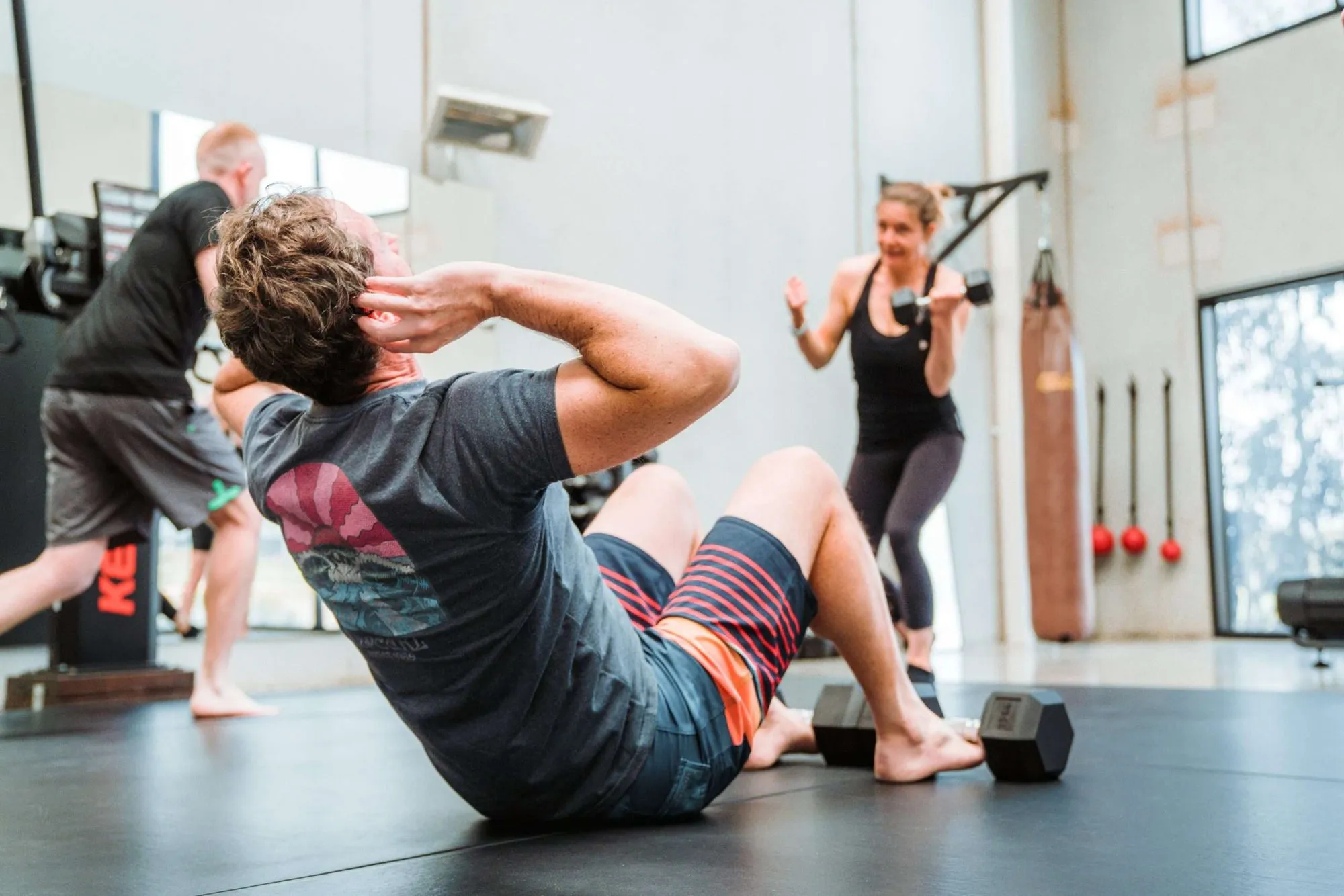 A group class training in the Torquay studio